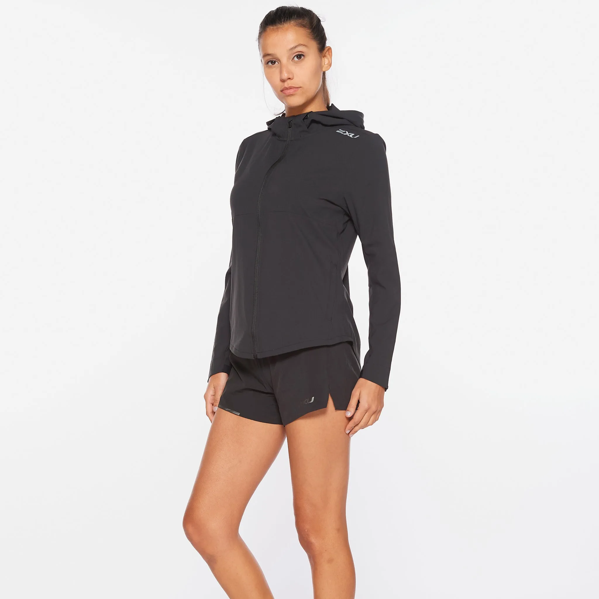 2XU Aero Jacket Women's Black/Silver Reflective