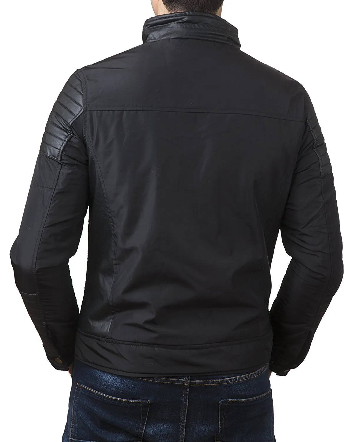 A.K. Collection Men's Faux-Leather Moto Jacket - Available in Many Styles - CLEARANCE - FINAL SALE