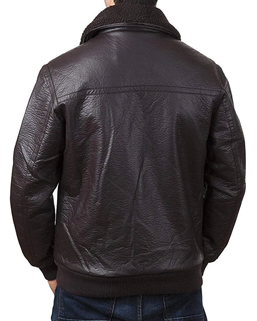 A.K. Collection Men's Faux-Leather Moto Jacket - Available in Many Styles - CLEARANCE - FINAL SALE