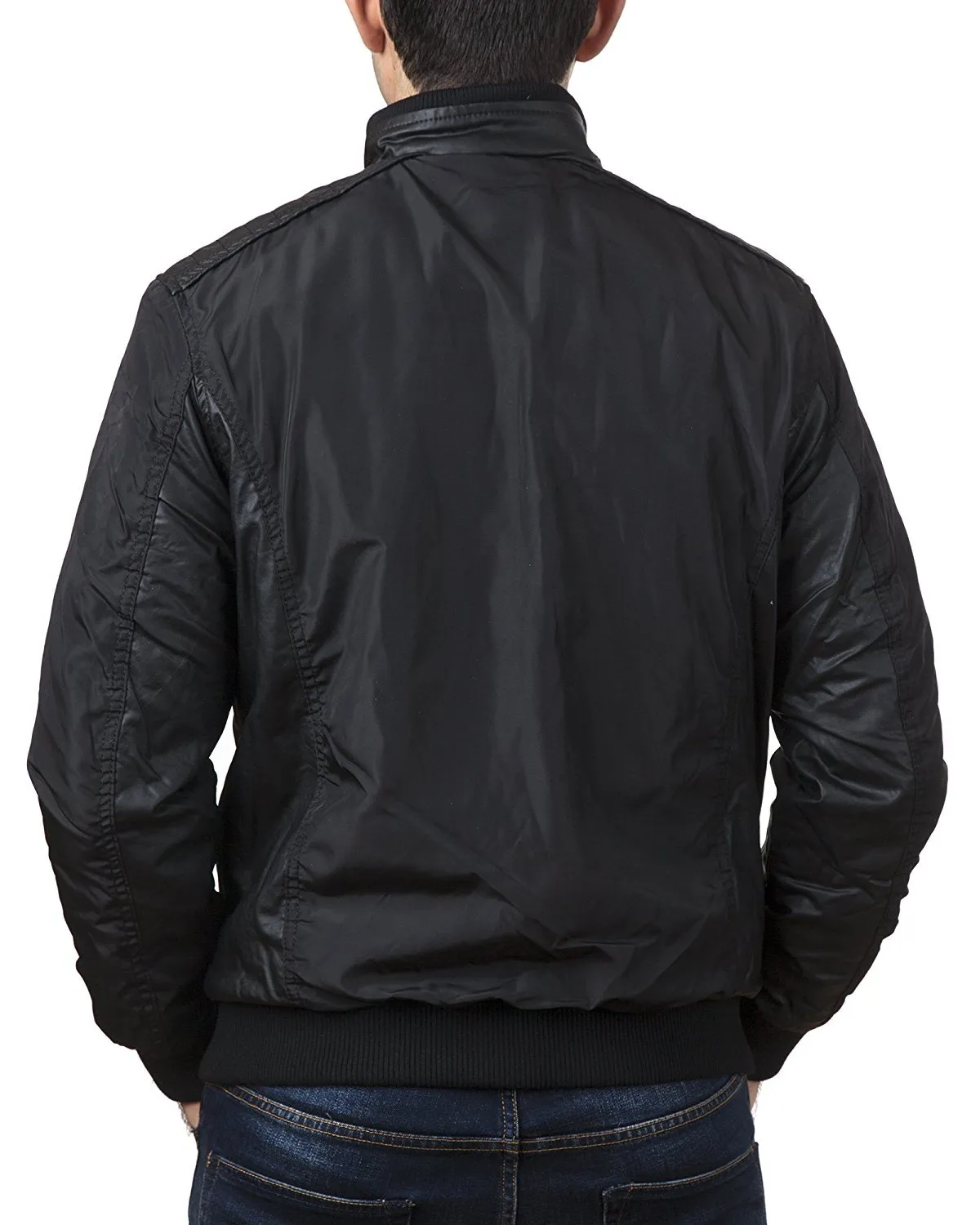 A.K. Collection Men's Faux-Leather Moto Jacket - Available in Many Styles - CLEARANCE - FINAL SALE