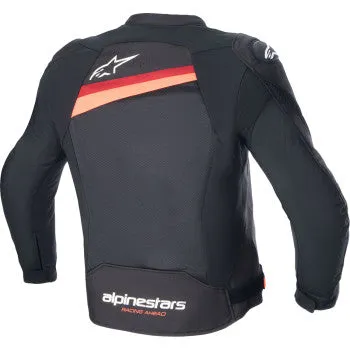 Alpinestars T-GP Plus R v4 Airflow Jacket Black/ Red Fluo