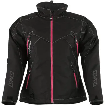 Arctiva Women's Pivot 6 Snowmobile Jacket Black/Pink