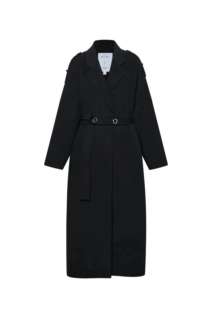 Billy Long Coat in Double Face Wool