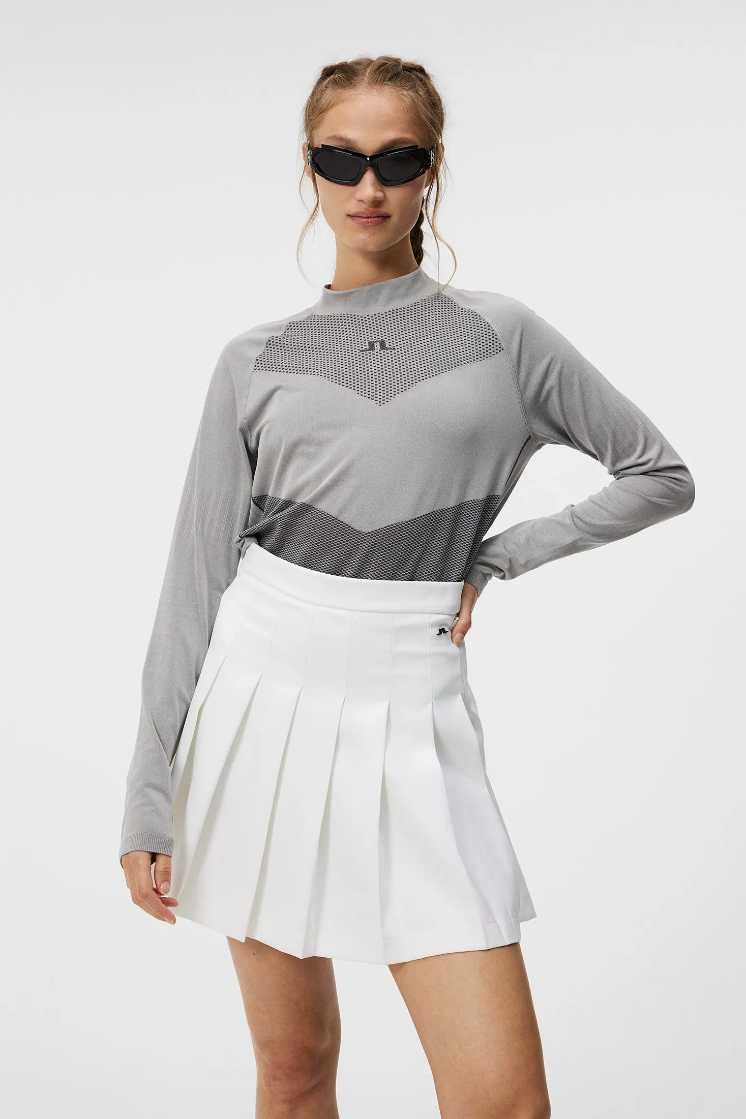 Camilla Top / Light Grey Melange