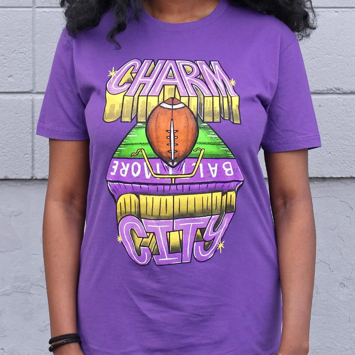 Charm City End Zone (Purple Rush) / Shirt