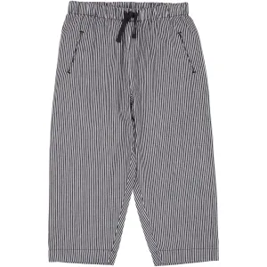 COPENHAGEN COLORS Navy Stripe Striped Yarndyed Pants