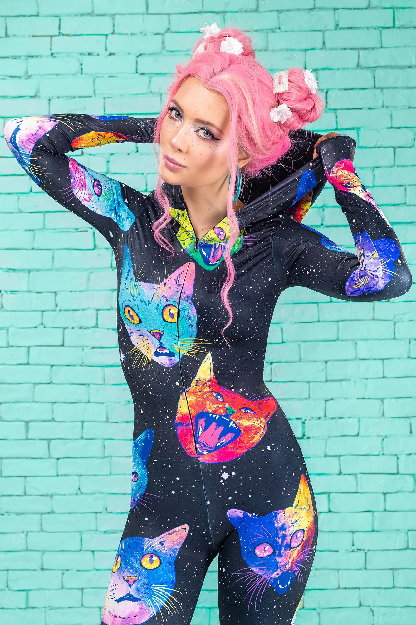 Cosmic Kitties Fit Onesie