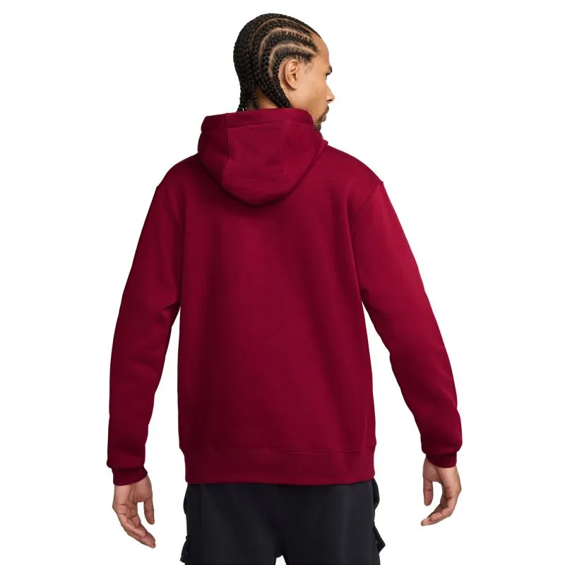 Cozy Claret Nike Club Fleece Hoodie for Ultimate Comfort