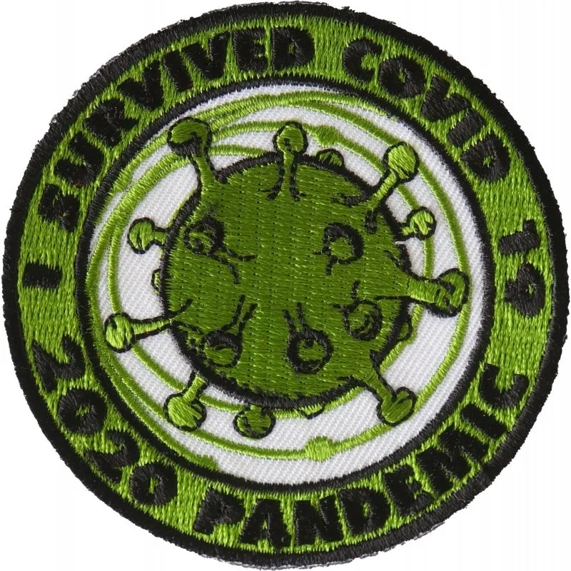 Daniel Smart I survived covid 19 Iron on Corona Virus Patch