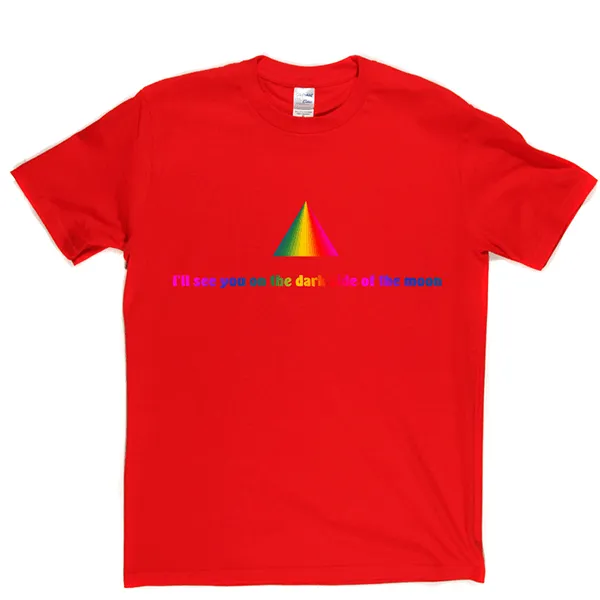 Dark Side Moon Rainbow T Shirt