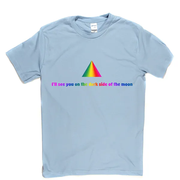 Dark Side Moon Rainbow T Shirt