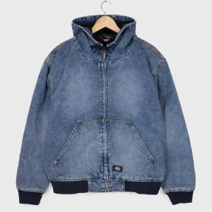 Dickies - Hooded Denim Jacket - Light Blue