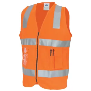 DNC Day/Night Side Panel Safety Vest With Generic R/Tape (3507)