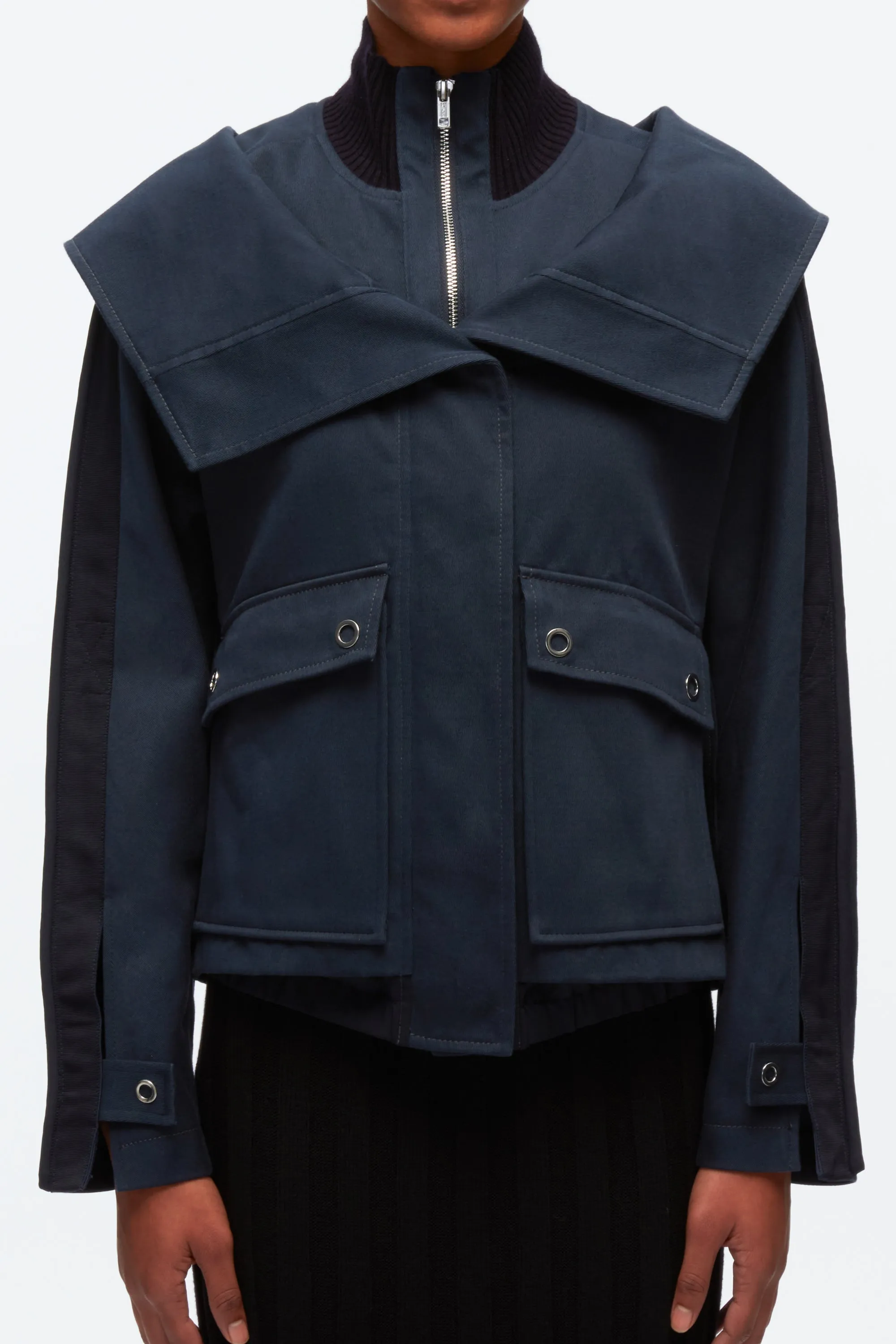 Double Collar Utility Jacket