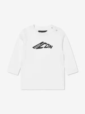 Dsquared2 Baby Long Sleeve Icon T-Shirt in White