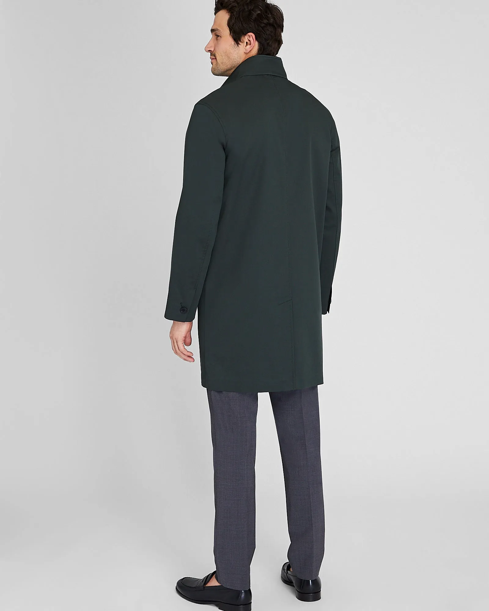 Funnel Neck Mac Coat