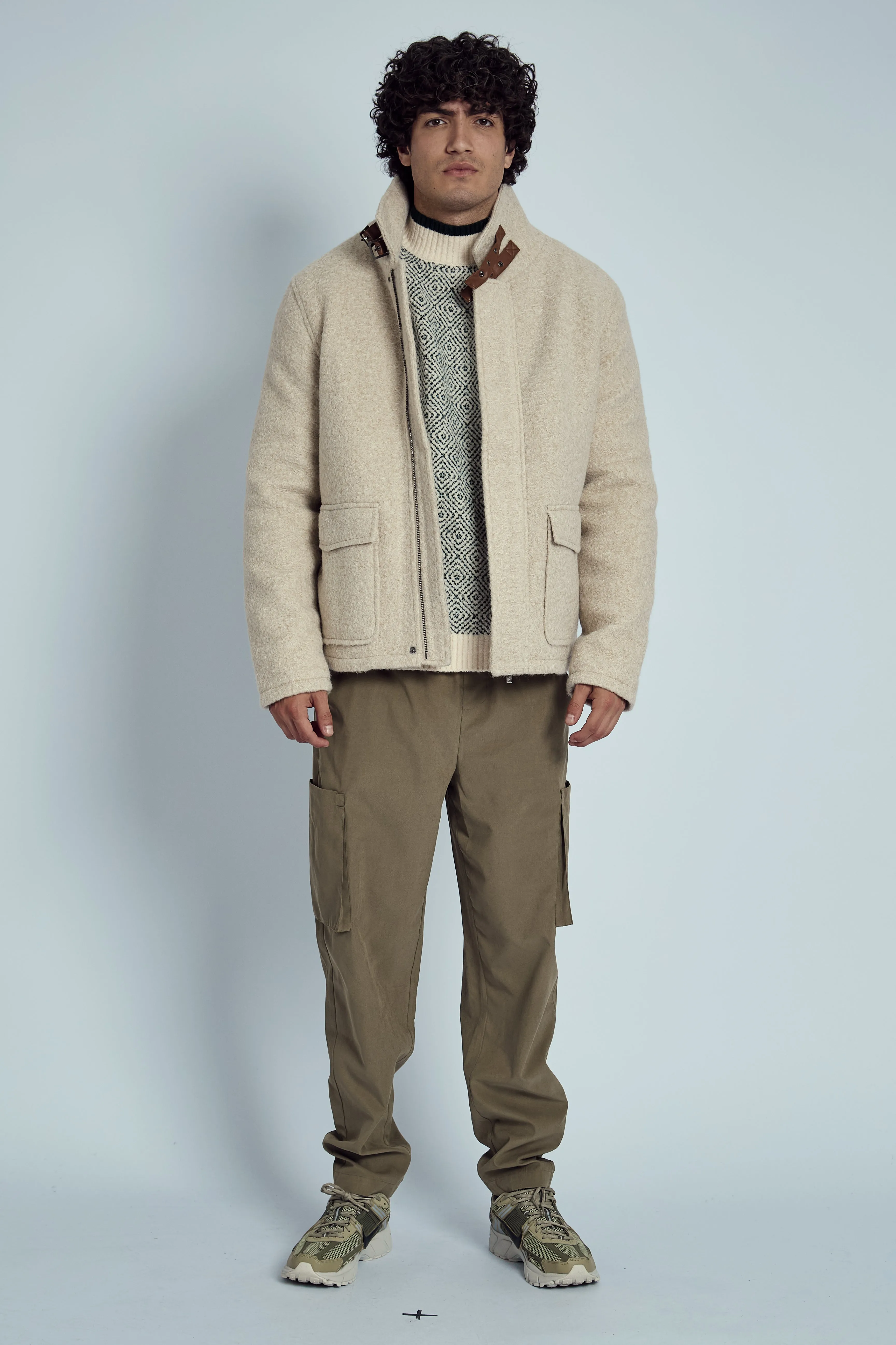 GROVER BOUCLE AVIATOR JACKET