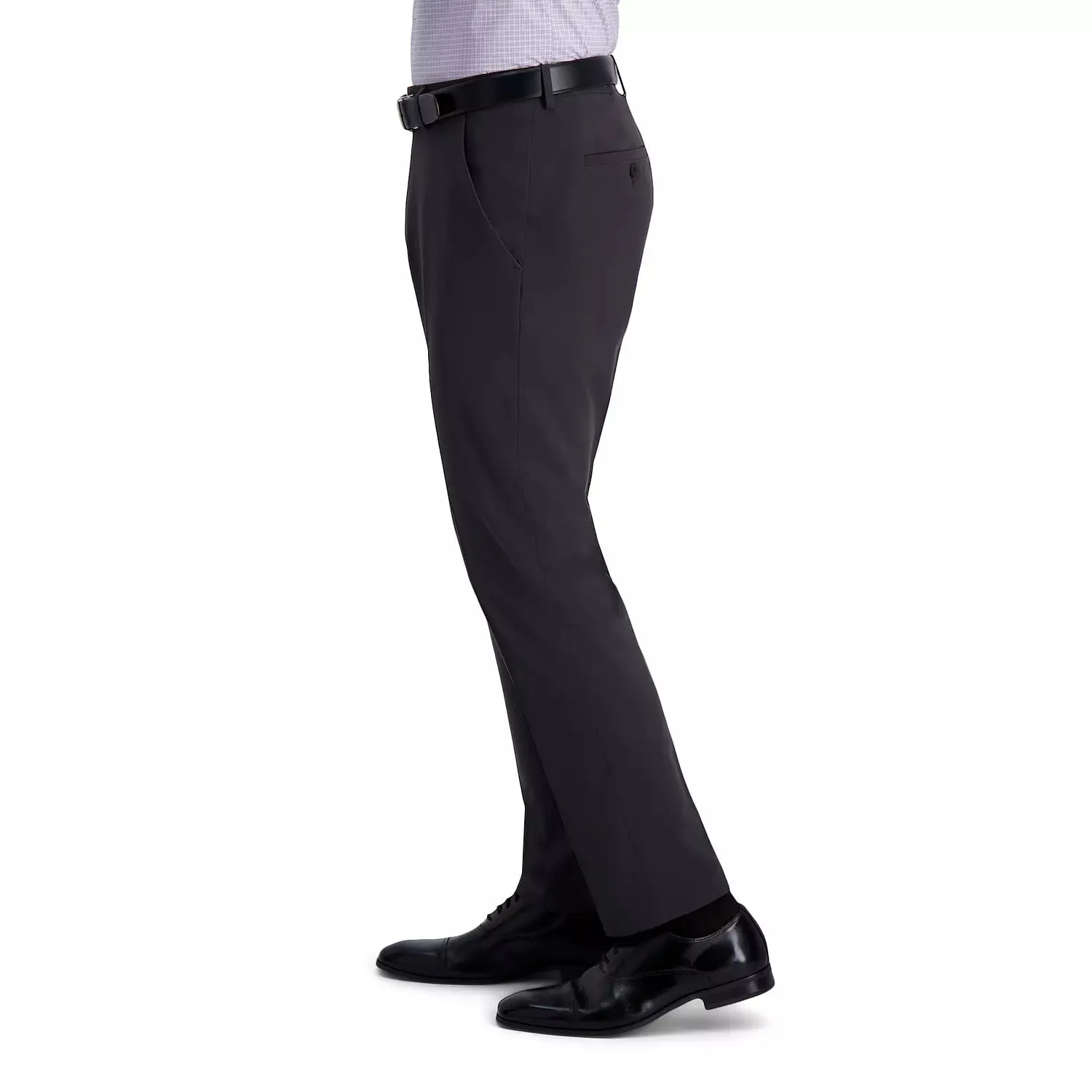 Haggar Men’s Active Series Extended Tab Slim Fit Dress Pant