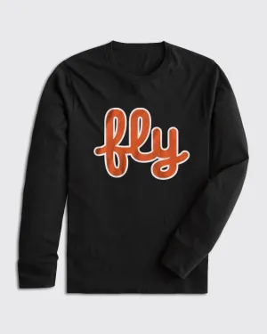 Hockey Fly Script Long Sleeve