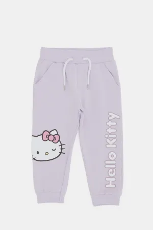 Infant Girls Lilac Hello Kitty Active Pants