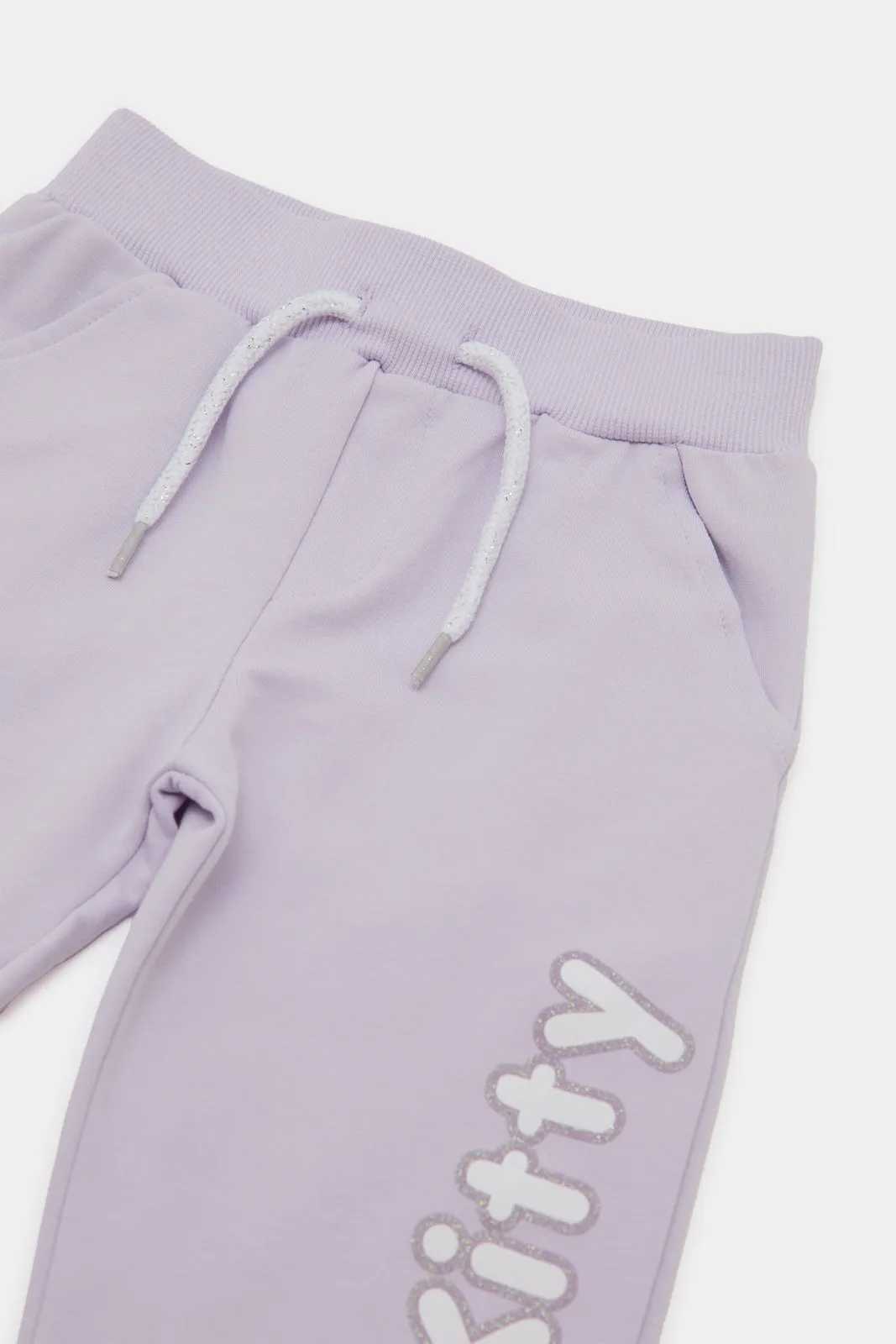 Infant Girls Lilac Hello Kitty Active Pants