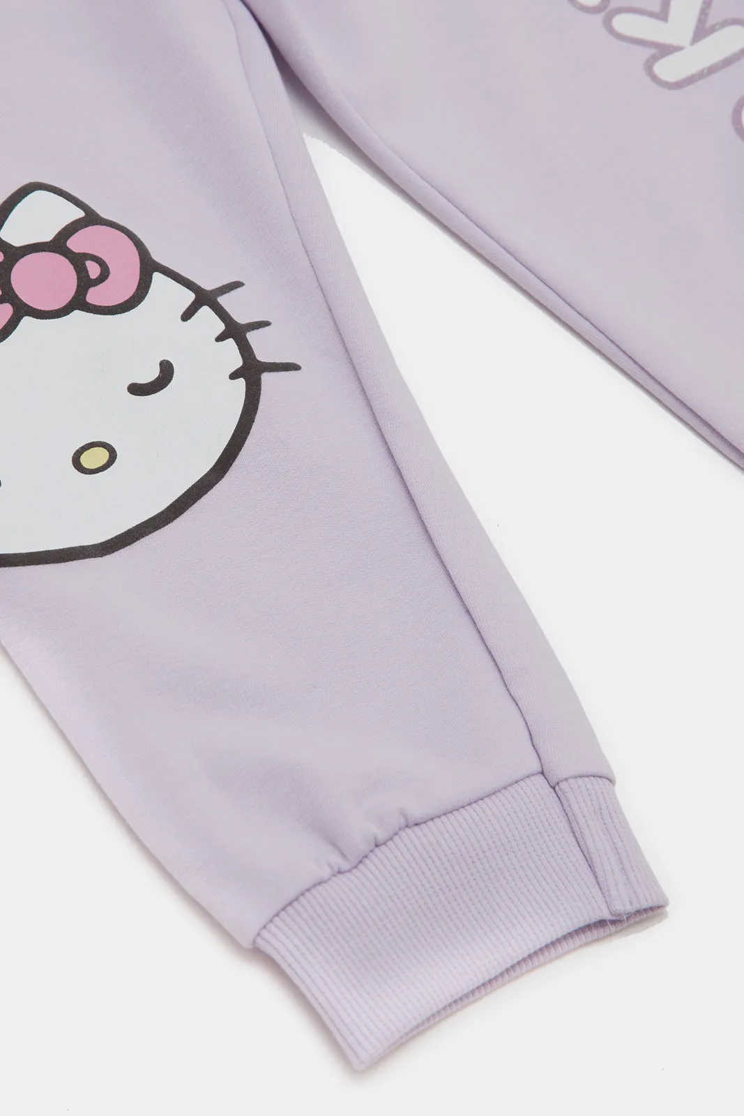 Infant Girls Lilac Hello Kitty Active Pants