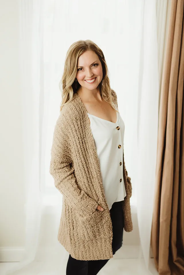 Light Popcorn Cardi