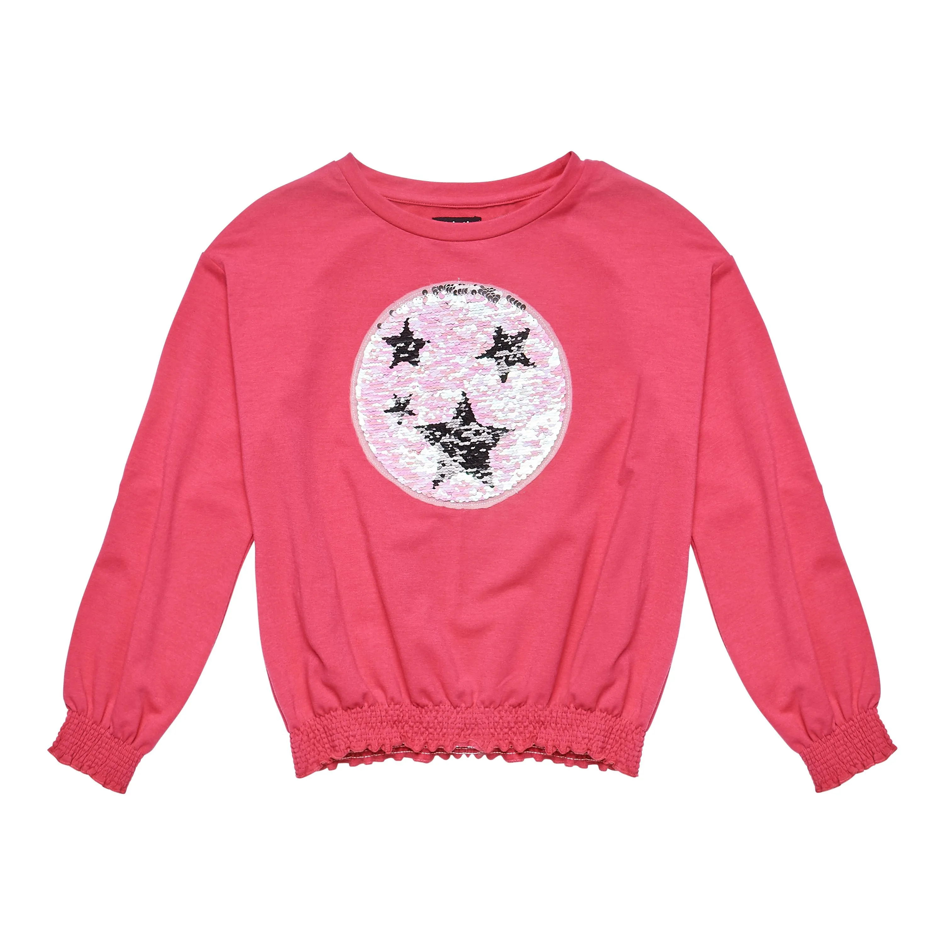 Many Star Smocked Sweatshirt