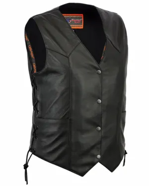 New Catch Women's Leather Vest