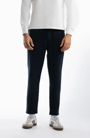 Ottoman Joggers Pants - Navy Blue