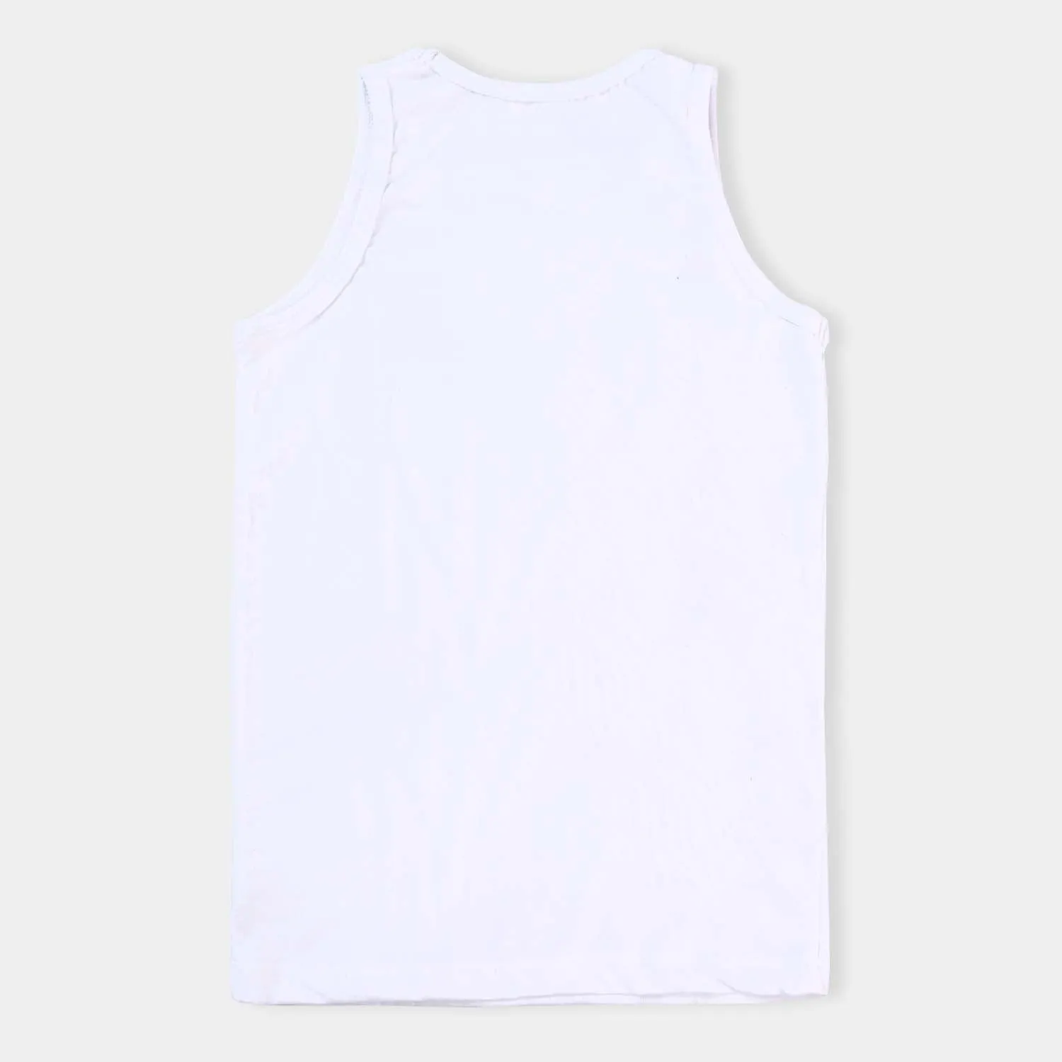 Pack OF 2 Boys Cotton Jersey Vest-White