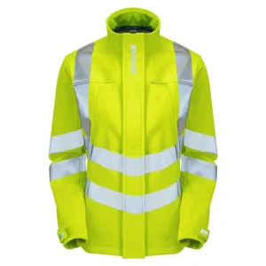 PULSAR P706 Ladies Hi-Vis Water Resistant Yellow Soft Shell