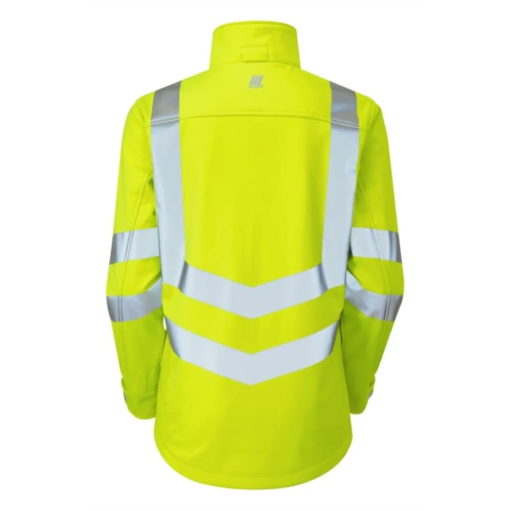 PULSAR P706 Ladies Hi-Vis Water Resistant Yellow Soft Shell