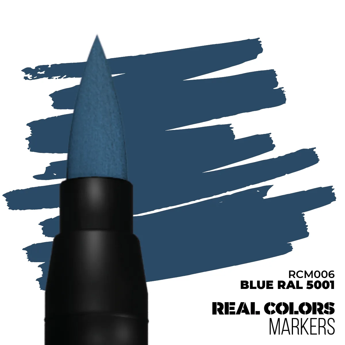 REAL COLORS ACRYLIC PAINT MARKER BLUE RAL5001