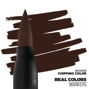 REAL COLORS ACRYLIC PAINT MARKER CHIPPING COLOR