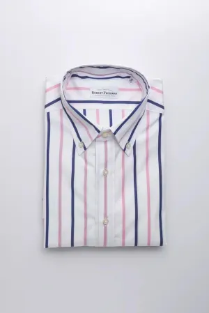 Robert Friedman White Cotton Men Shirt