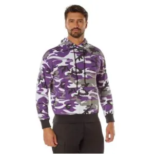 Rothco Camo Pullover Hooded Sweatshirt / Ultra Voilet  Camo