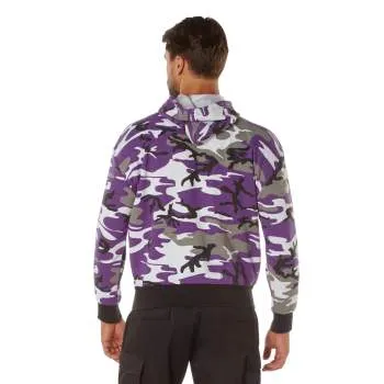 Rothco Camo Pullover Hooded Sweatshirt / Ultra Voilet  Camo