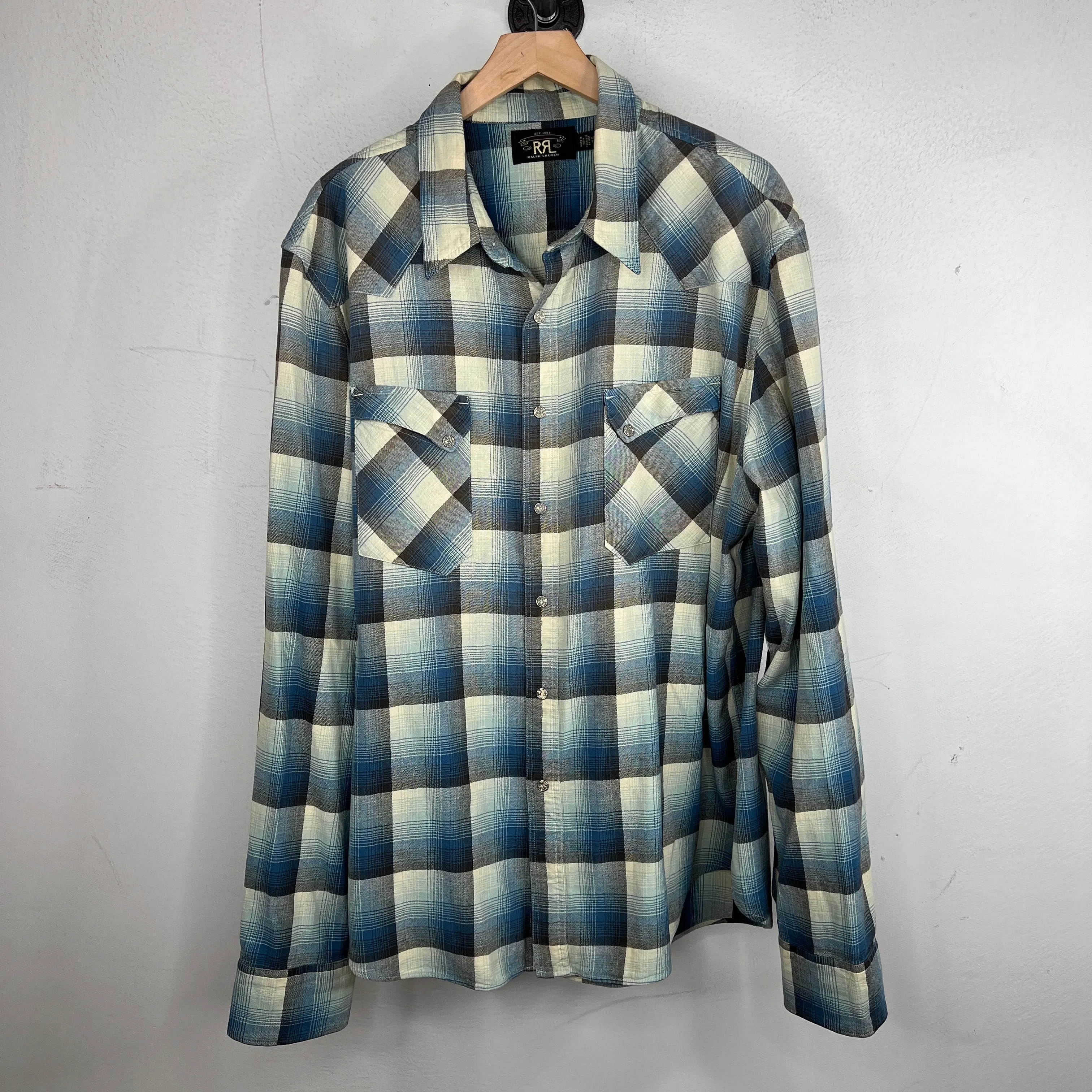 RRL Blue Flannel