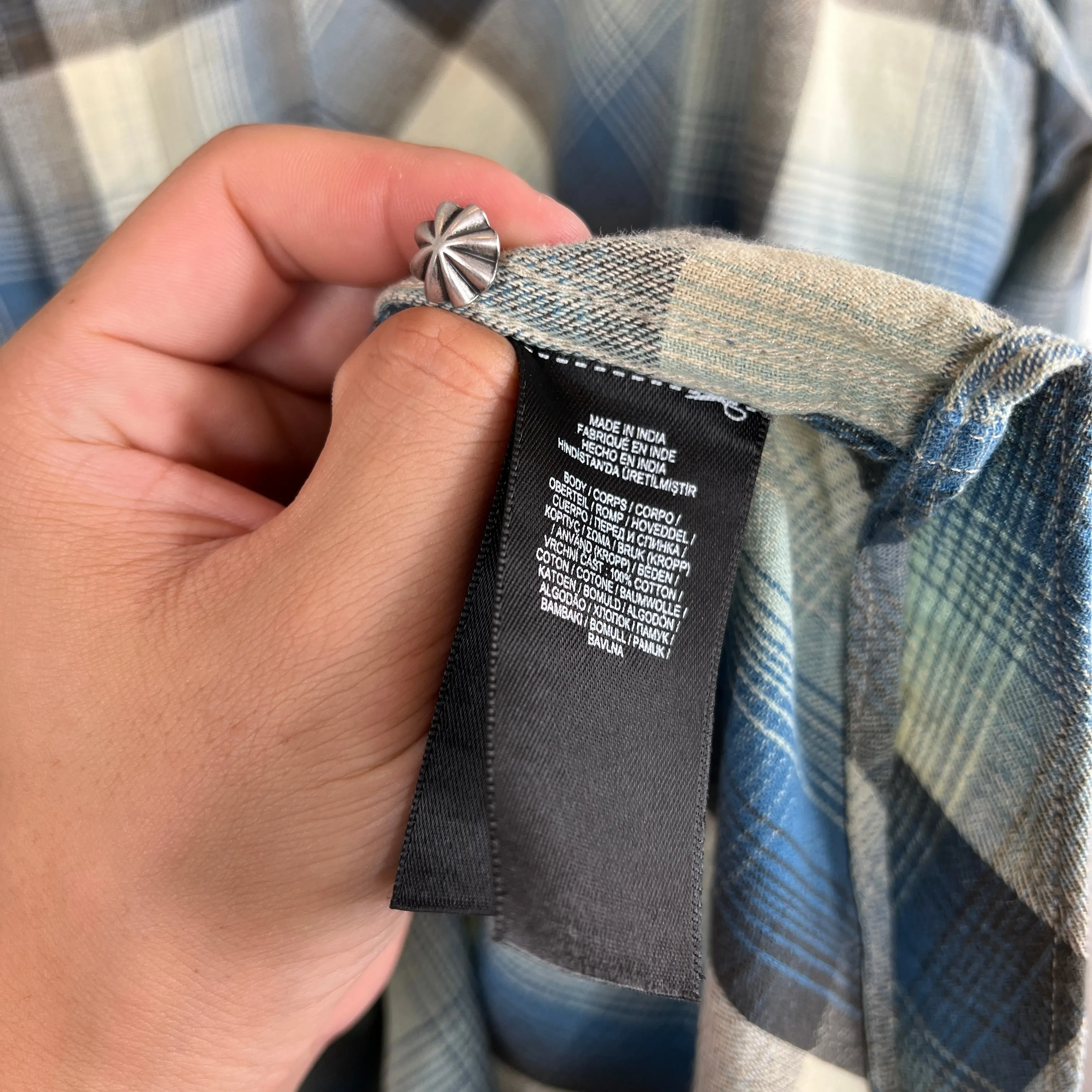 RRL Blue Flannel