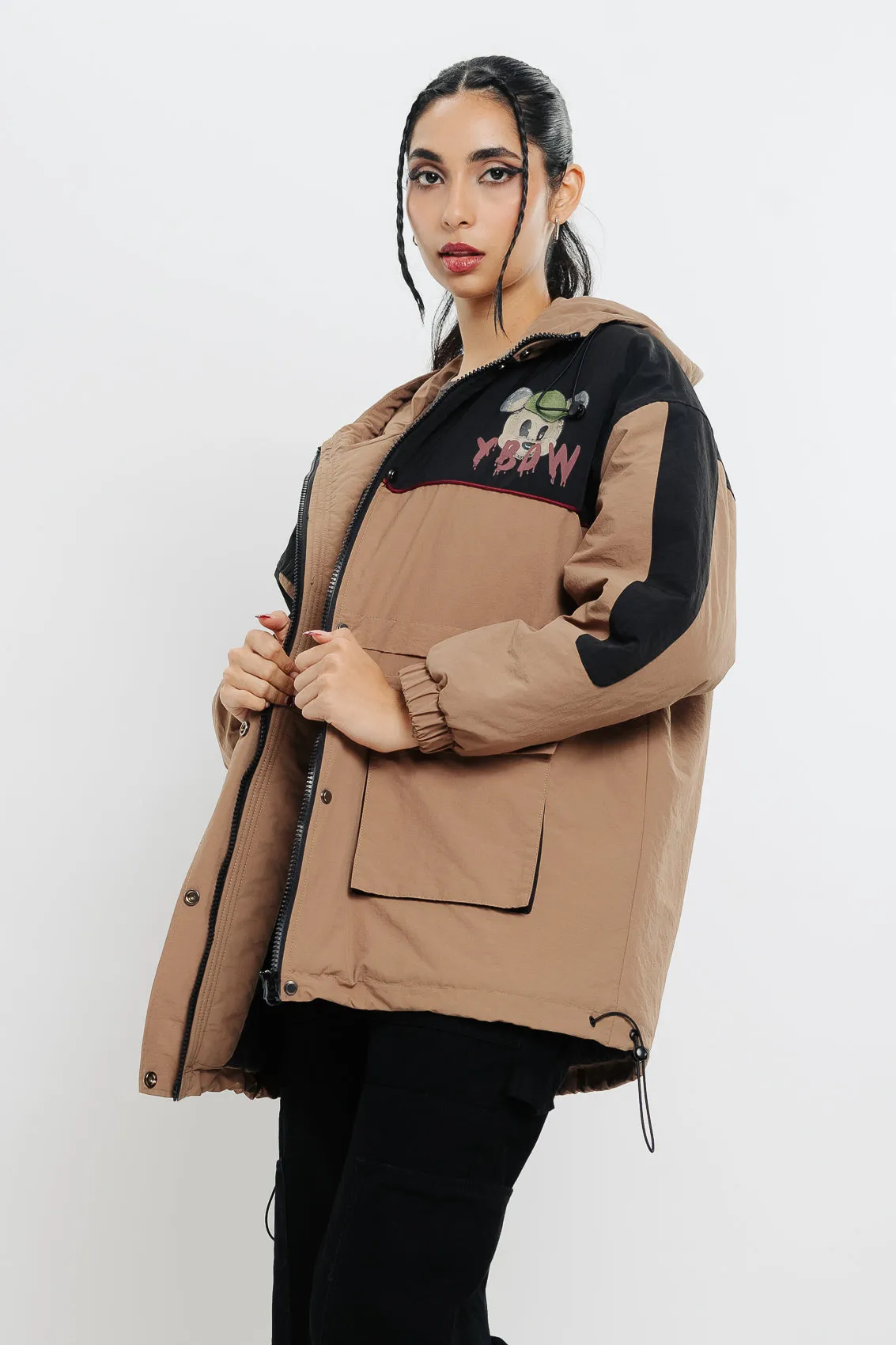 Rust Puffer Jacket