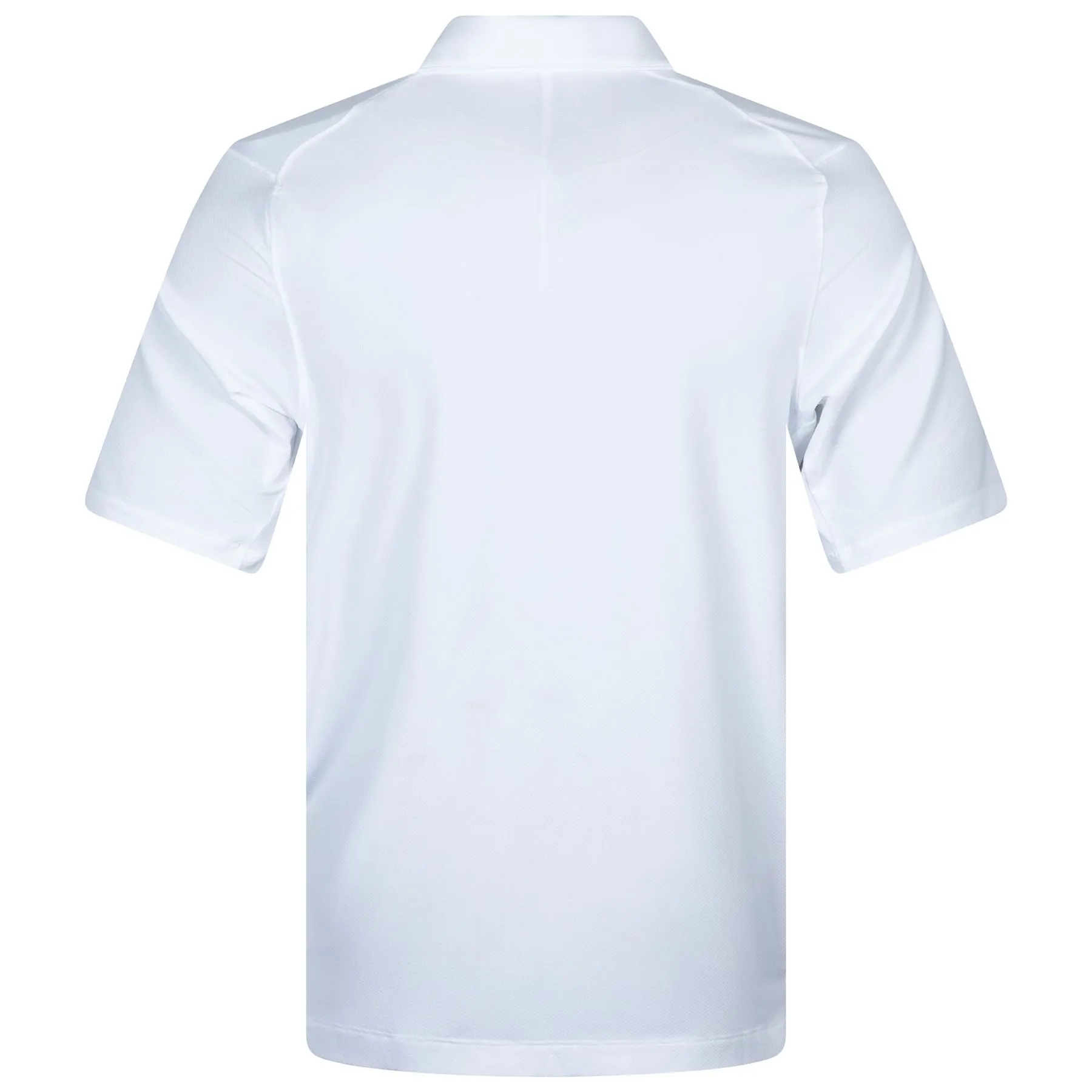 Snap-Front Performance Short- Sleeve Polo White - SS23