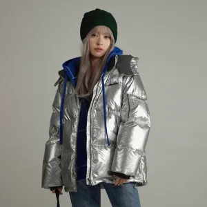 Space Hood Overfit Padding Jacket