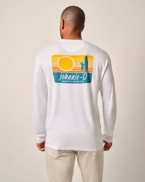 Sunset Beach Long Sleeve Graphic T-Shirt