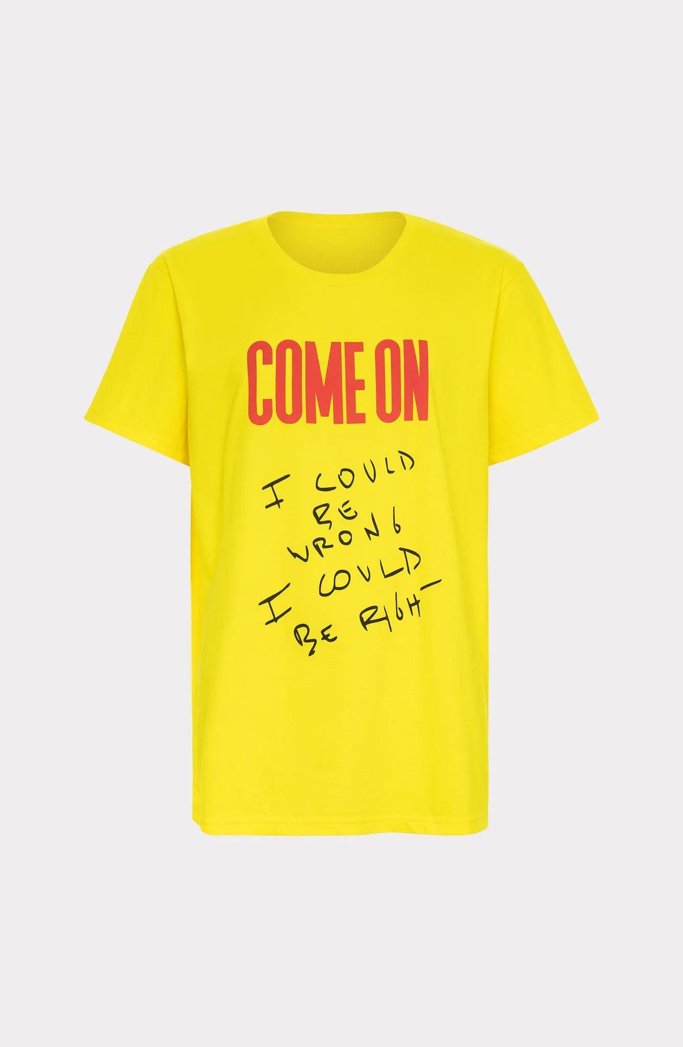 T-SHIRT COME ON YELLOW