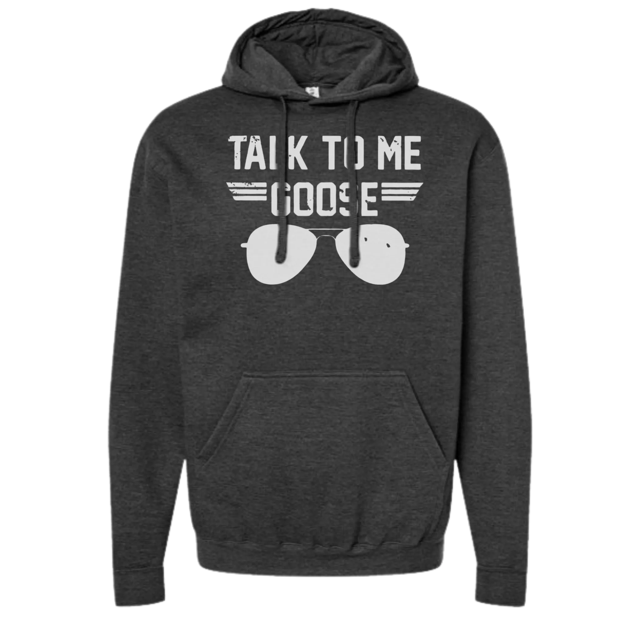 Talk to me Goose Sweatshirts and Hoodies: Heather Graphite Graphic Tee *