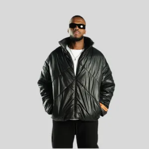 Unisex Black Puffer Jackets