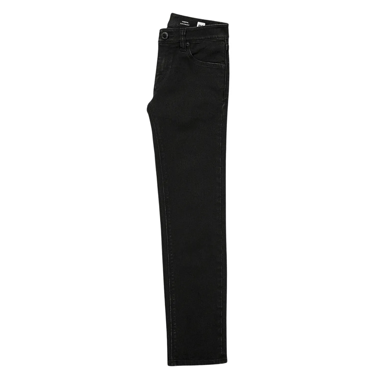 Volcom Youth Boys Vorta By Denim Jeans - Black Out